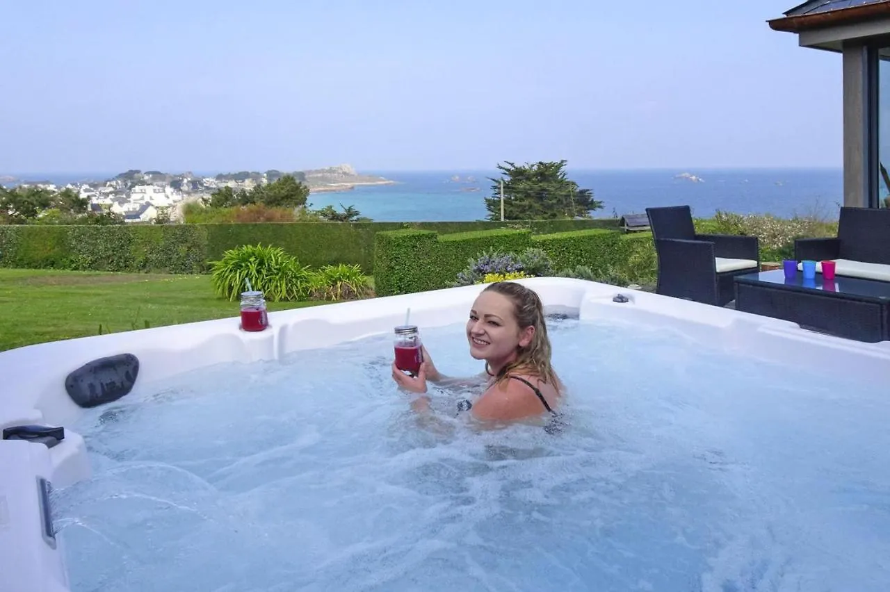 Natural Stone House With Private Jacuzzi Plougasnou Holiday home